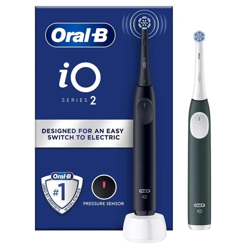 Oral B iO2 Black & Green Duo Pack 2pcs — preț și oferte