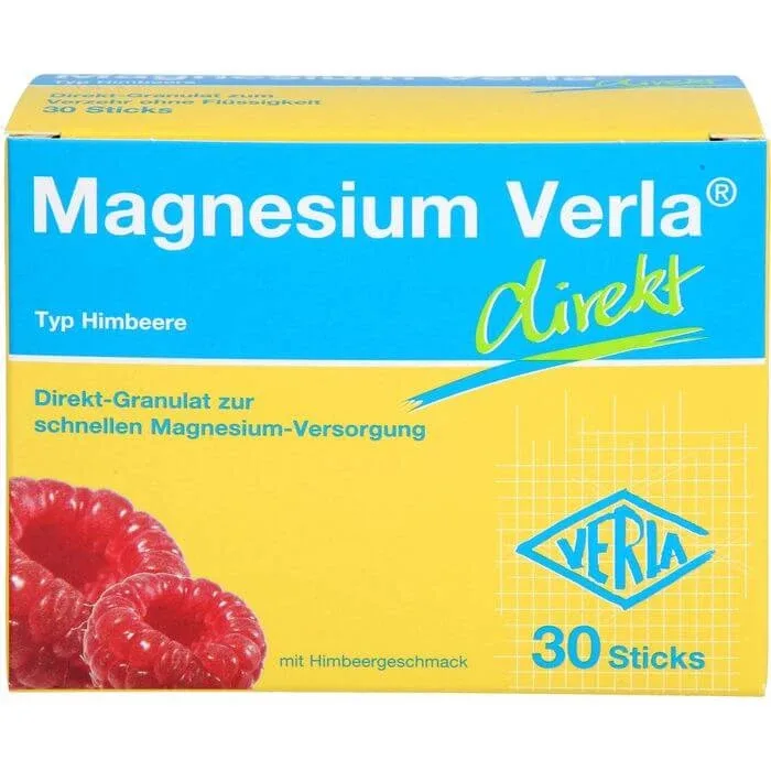 MAGNESIUM VERLA direct Zmeură Granule 30 Capsule — preț și oferte