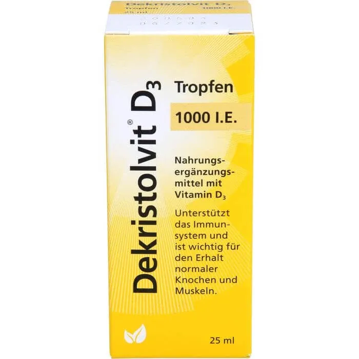 DEKRISTOLVIT D3 1000 I.U. picături 25 ml — preț și oferte