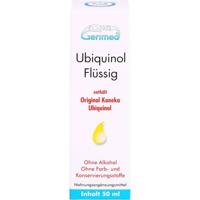 Q10 GERIMED Ubiquinol lichid 50 ml — preț și oferte