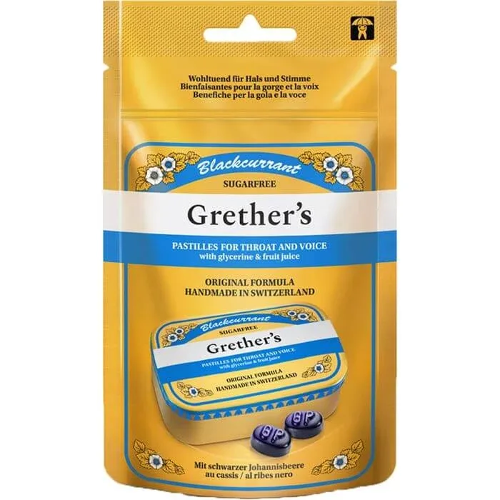 GRETHERS Coacăz negru Reîncărcare pungă de patiserie argintie 110 g — preț și oferte