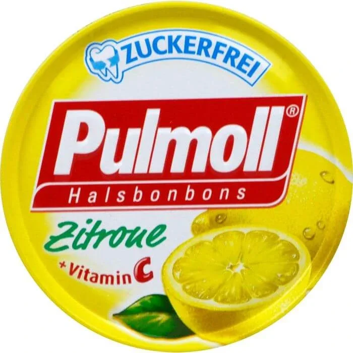 PULMOLL Dulciuri fără zahăr cu lămâie 50 g — preț și oferte