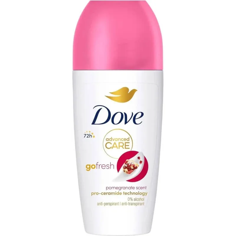 Dove Advanced Care Go Fresh cu parfum de rodie – deodorant roll-on 50 ml — preț și oferte