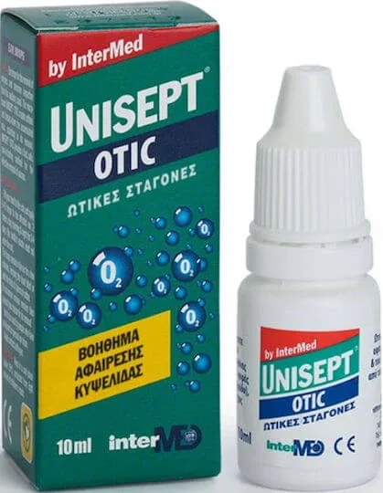 InterMed Unisept Otic Picături pentru Curățarea urechilor 10ml — preț și oferte
