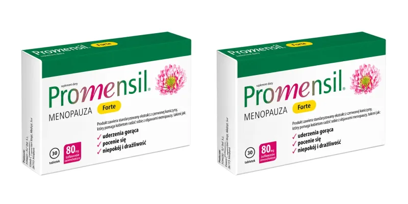 Promensil Forte Menopauză, 2x30 comprimate QPHARMA — preț și oferte
