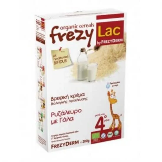 FREZYLAC Organic Baby Cream făină de orez cu lapte 200g — preț și oferte