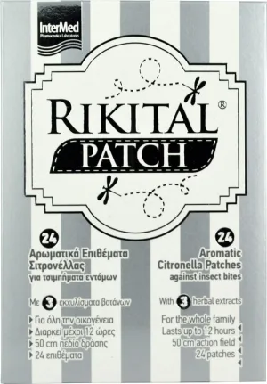 RIKITAL Patch Patch-uri parfumate cu Citronella 24 bucăți