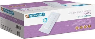 Plasturi autoadezivi sterili ALFASHIELD 9x25cm 50 bucăți — preț și oferte