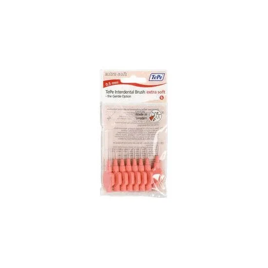 TEPE Perii pentru dinți mijlocii foarte moi nr.2 0,5 mm Roșu x8 — preț și oferte