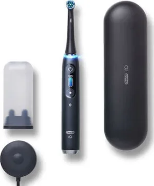 Periuța de dinți electrică ORAL-B iO Series 9 Magnetic Black Onyx Noua tehnologie cu cronometru și senzor de presiune în culoarea neagră