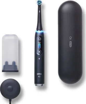 Periuța de dinți electrică ORAL-B iO Series 9 Magnetic Black Onyx Noua tehnologie cu cronometru și senzor de presiune în culoarea neagră — preț și oferte
