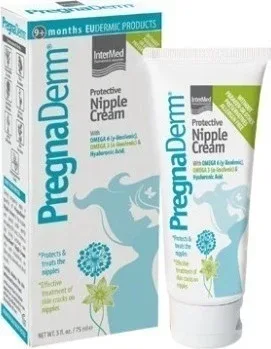 INTERMED Pregnaderm Protective Nipple Cream Cremă de protecție a mameloanelor 75ml — preț și oferte