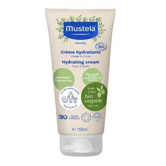 MUSTELA Organic Hydrating Cream Face & Body Organic Hydrating Cream Face & Body 150ml — preț și oferte