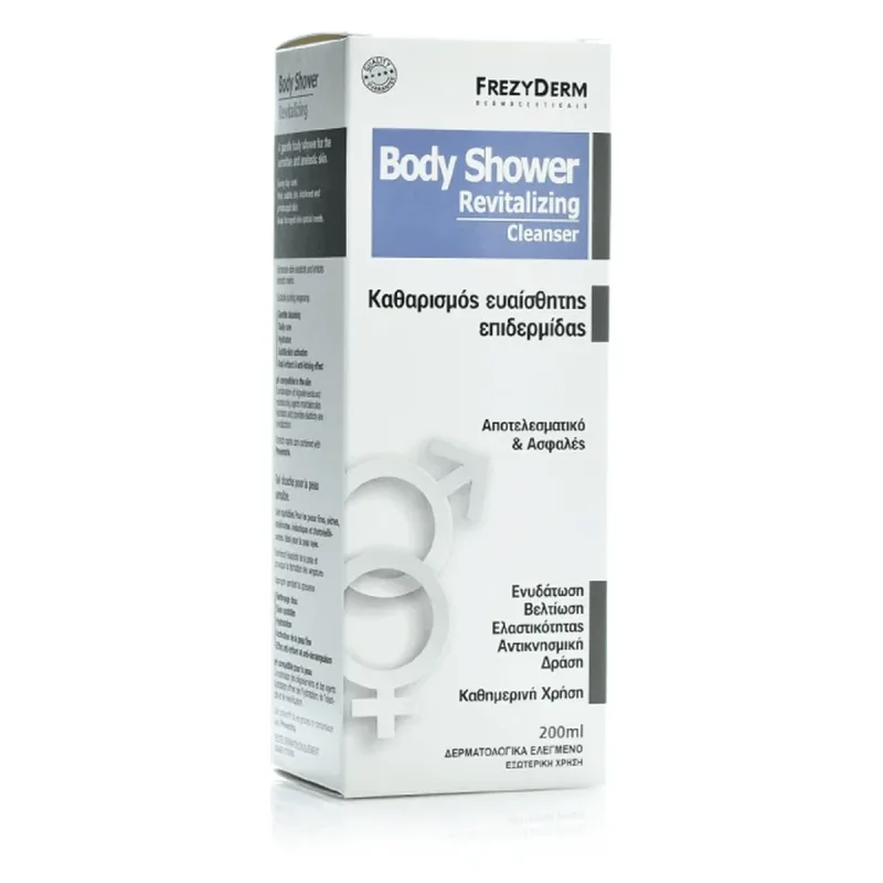 FREZYDERM Duș de corp Revitalizant Detergent de corp pentru piele sensibilă 200ml — preț și oferte