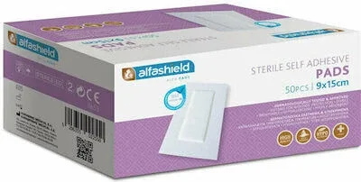 Plasturi autoadezivi sterili ALFASHIELD 15X9cm 50 bucăți — preț și oferte
