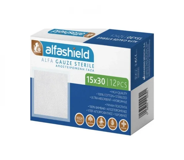 ALFASHIELD tifon steril 15x30cm x12pcs — preț și oferte
