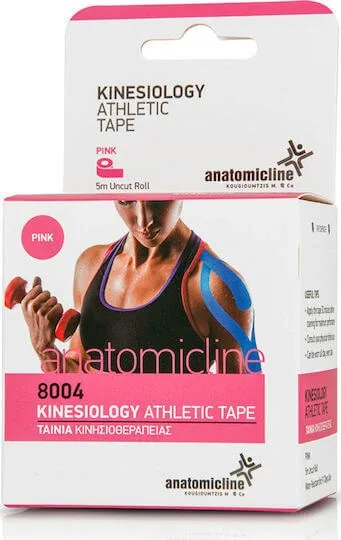 ANATOMIC LINE Kinesio Tape - Bandă de kinetoterapie 5cm x 5m - Roz — preț și oferte
