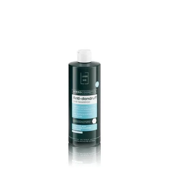 LAVISH Care Dermocosmetics Șampon de păr anti-mătreață pentru scalp gras Șampon împotriva mătreții și părului gras 400ml + 100ml cadou — preț și oferte