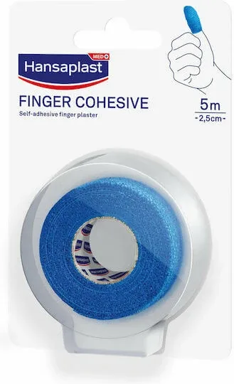 HANSAPLAST Bandaj adeziv adeziv pentru degete albastru 2,5 cm x 5 m — preț și oferte