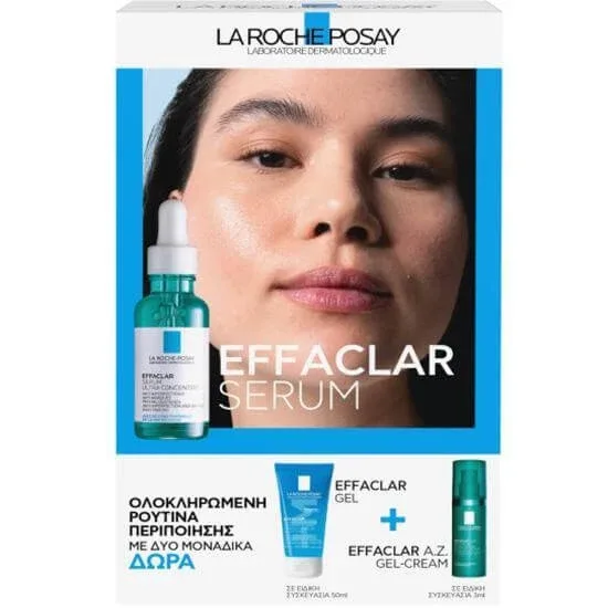 LA ROCHE POSAY Promo Effaclar Serum Serum împotriva imperfecțiunilor persistente, 30ml, Effaclar Gel, 50ml & Effaclar A.Z Gel-Cremă, 3ml — preț și oferte