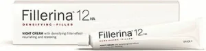 FILLERINA Fillerina Fillerina 12ha Densifying Filler Grade 4 Cremă de noapte pentru anti-îmbătrânire cu acid hialuronic și colagen 50ml