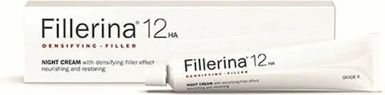 FILLERINA Fillerina Fillerina 12ha Densifying Filler Grade 4 Cremă de noapte pentru anti-îmbătrânire cu acid hialuronic și colagen 50ml — preț și oferte