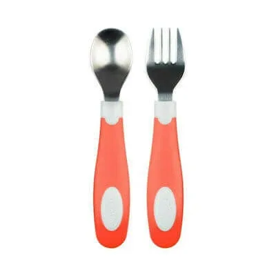 Set furculiță și lingură DR BROWN'S Metal Coral TF 026 — preț și oferte