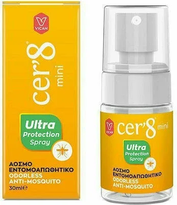 CER'8 Repelent de insecte inodor Mini Spray potrivit pentru copii 30ml — preț și oferte