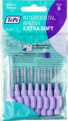TEPE Extra Soft Perii intermediare foarte moi 1,10mm Violet 8 bucăți — preț și oferte