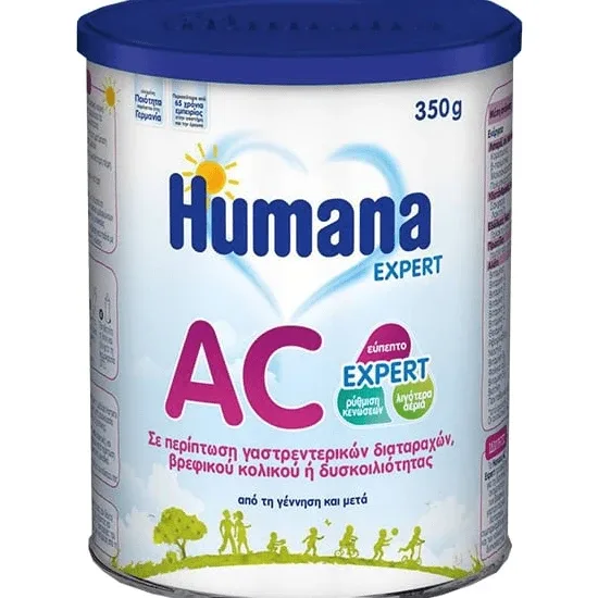 HUMANA Expert AC Lapte pentru sugari împotriva colicilor și constipației de la naștere 350g — preț și oferte