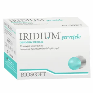 Servetele oftalmice Iridium, Biosooft | 20 buc