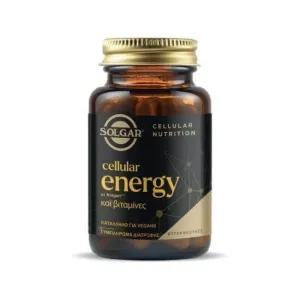 SOLGAR Cellular Energy cu NAD pentru energie celulară și acțiune antioxidantă 28 Capsule