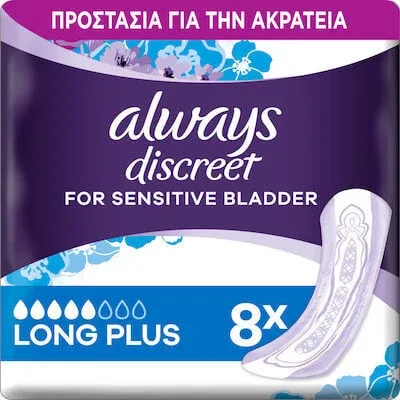 ALWAYS Discreet Long Plus Acrateia Pads 8 bucăți — preț și oferte