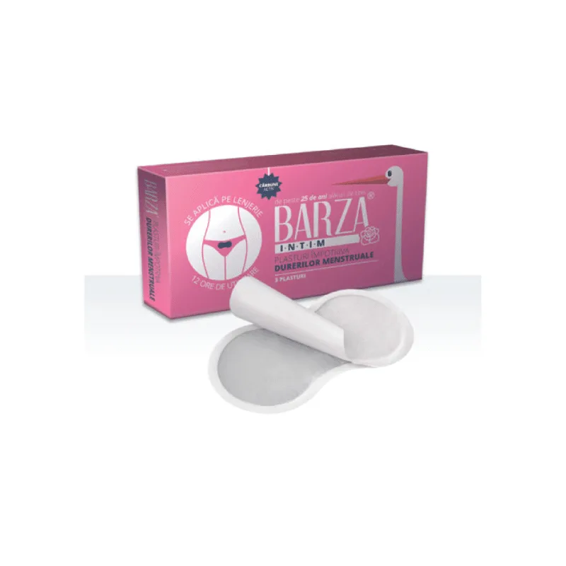 Plasturi impotriva durerilor menstruale, Barza, 3 buc — preț și oferte