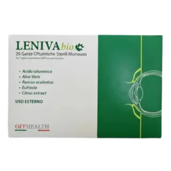 Servetele oftalmice sterile Leniva Bio, Off Italia | 20 buc. — preț și oferte