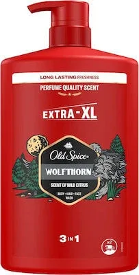 OLD SPICE Wolfthorn 3in1 Gel de duș și șampon Gel de duș pentru bărbați Șampon pentru corp Păr și față 1000ml — preț și oferte