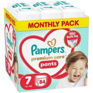 PAMPERS Pantaloni Premium Pantaloni pentru scutece nr.7 15+ kg 84 bucăți MSB