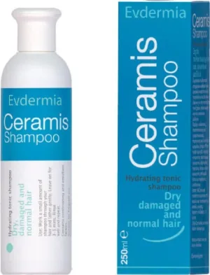 EVDERMIA Ceramis Shampoo Șampon tonic pentru păr uscat, deteriorat și normal 250ml