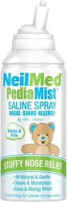 NEILMED Pediamist Spray nazal salin cu ser normal pentru sugari și copii 75ml