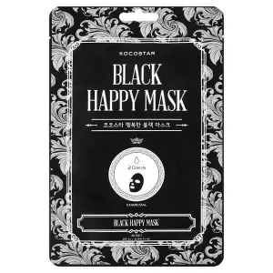 KOCOSTAR Black Happy Mask Mască de curățare a feței cu carbon
