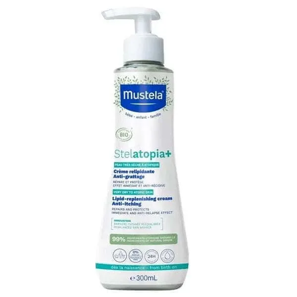 MUSTELA Stelatopia+ Lipid-Replenishing Cream pentru față și corp 300ml — preț și oferte