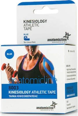 TAPE Anatomic Line Kinesiology Athletic Tape Bandă kinesiologică de culoare albastră, 5cm x 5m — preț și oferte