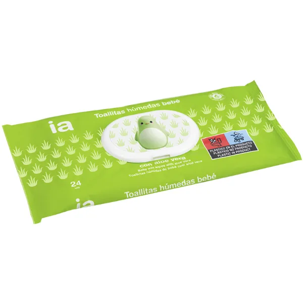 Servetele umede pentru copii, cu aloe vera, Interapothek | 24 buc — preț și oferte