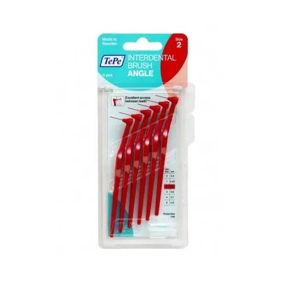 TEPE Perii intermediare Angle No.2 0,5mm Roșu x6 — preț și oferte