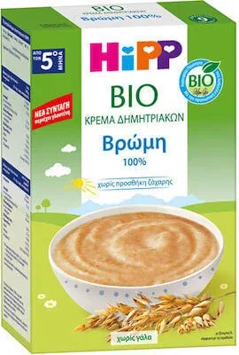 HIPP Bio Cremă de cereale cu ovăz Lapte fără gluten fără lapte din luna a 5-a 200gr — preț și oferte