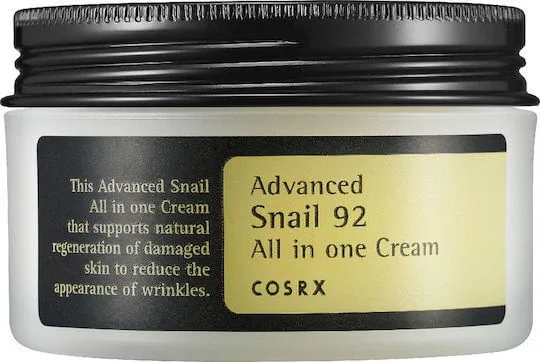 COSRX Advanced Snail 92 All in One 24-hour Face Cream pentru hidratare și regenerare cu secreție de melc 100ml — preț și oferte