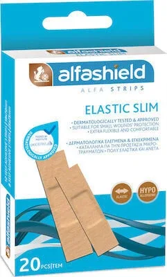 ALFASHIED Strips Elastic Slim Autoadeziv Bias Pads 2 Dimensiuni 20 Bucăți