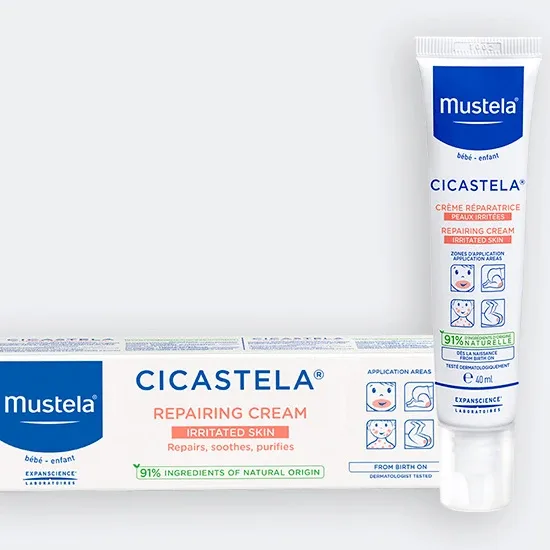 MUSTELA Bebe Cicastela Cremă reparatoare pentru pielea iritată a bebelușilor și copiilor 40ml — preț și oferte