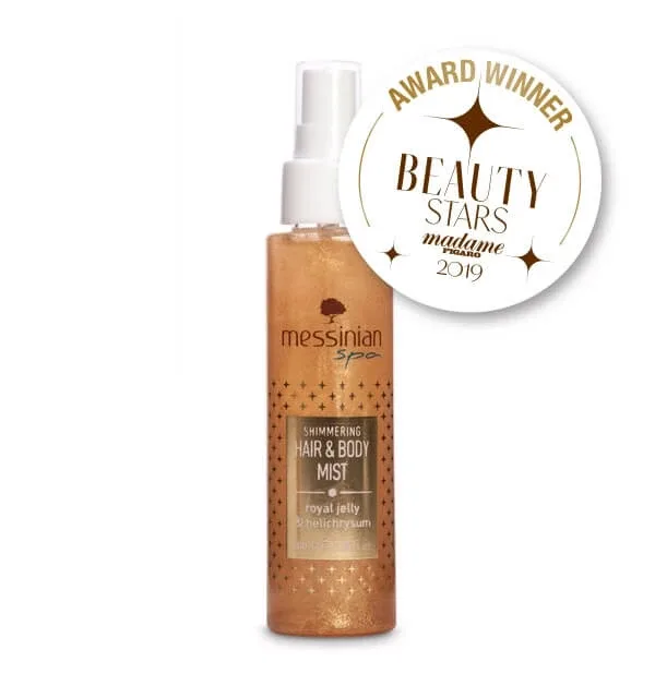 Messinian Spa | Shimmering Royal Jelly-Helichrysum Hair & Body Mist | 100ml — preț și oferte