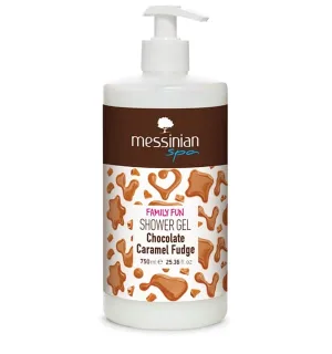 Messinian Spa | Gel de duș pentru distracție în familie Chocolate Caramel Fudge | 750ml